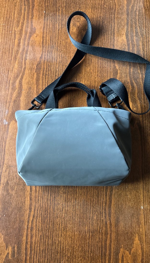 Gri Minimalist Kadın Omuz Çantası - Görsel 2