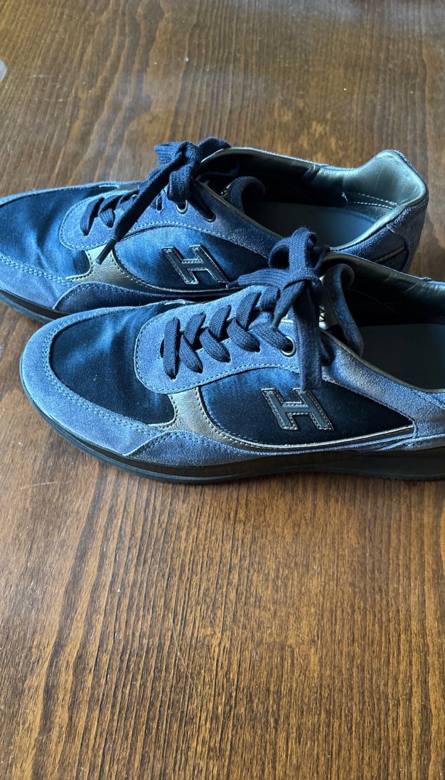 Mavi Bağcıklı Kadın Dolgu Topuk Spor Ayakkabı - Görsel 2