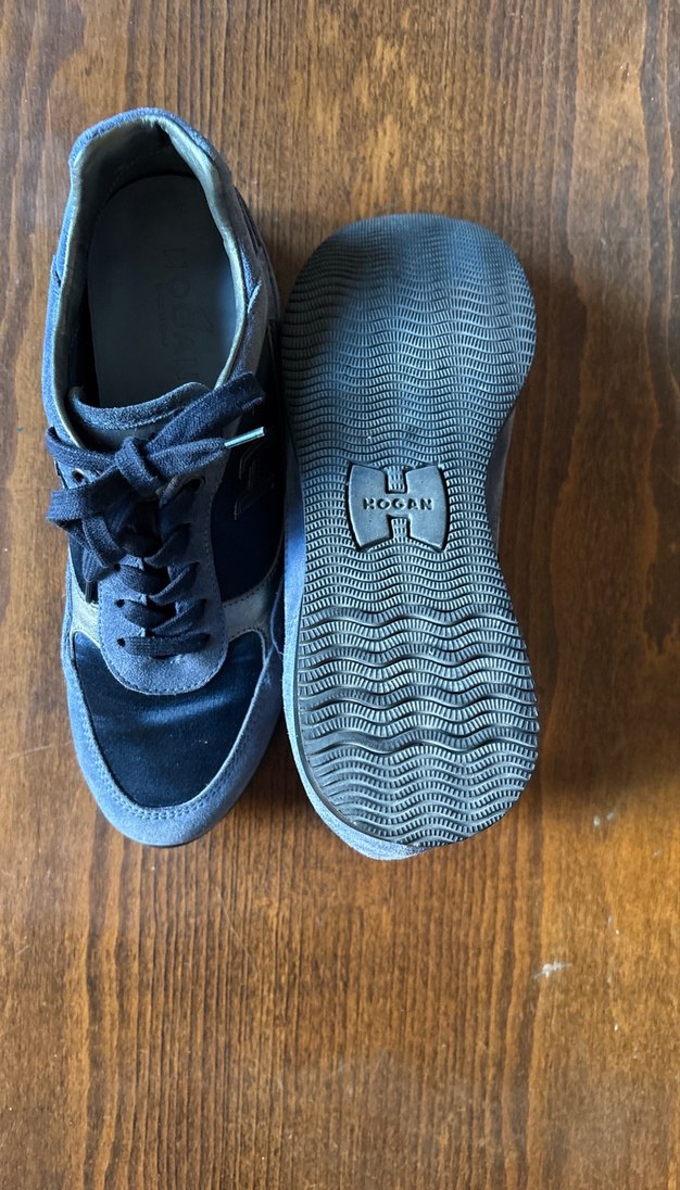 Mavi Bağcıklı Kadın Dolgu Topuk Spor Ayakkabı - Görsel 4