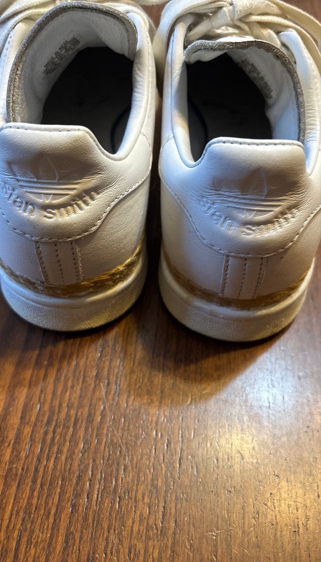 Beyaz Adidas Stan Smith Spor Ayakkabı - Görsel 3