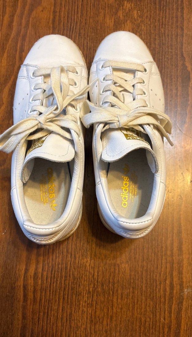 Beyaz Adidas Stan Smith Spor Ayakkabı - Görsel 4