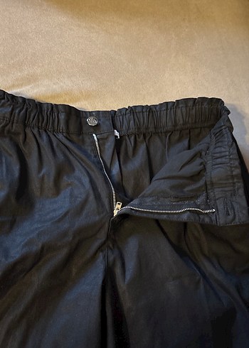 Siyah Beli Kemerli Rahat Kadın Pantolon - Görsel 3