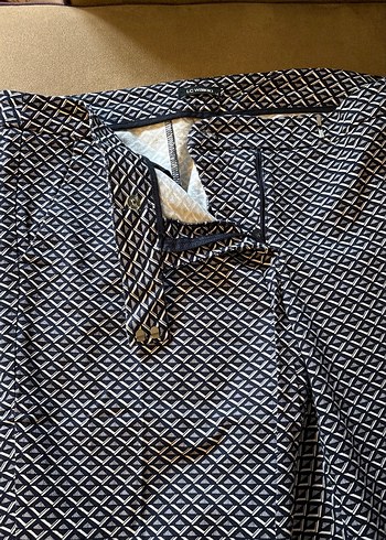 Kadın Gri Pliseli Kumaş Pantolon - Görsel 3