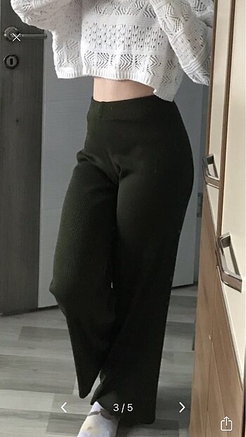 Stradivarius haki triko pantolon
