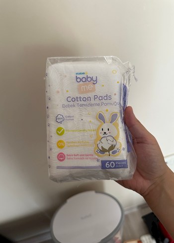 Baby Me Bebek Temizleme Pamuğu 60'lı