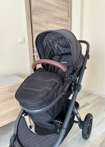 0 - 13 kg Beden Kraft Sky Line Bebek Arabası Kahverengi-Gri