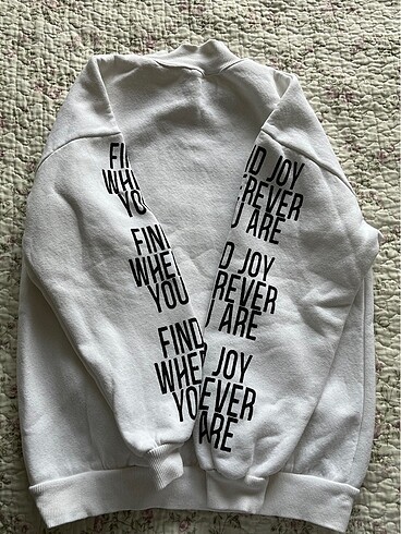s Beden Kadın beyaz sweatshirt