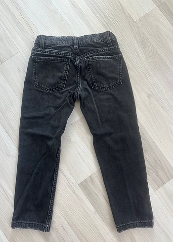 6 Yaş Beden Erkek Siyah-Gri Denim Pantolon