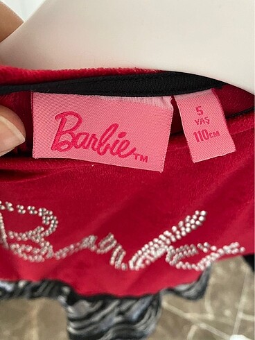5 Yaş Beden bordo Renk Barbie Elbise