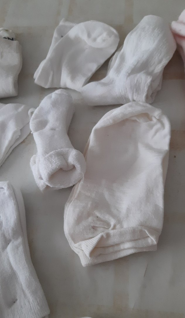 Beyaz Kız  ve bebek Çorabı Pamuklu - Görsel 4