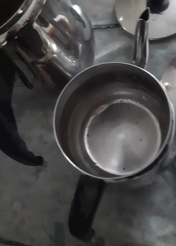 Gri Metal Çaydanlık Takımı - Görsel 10