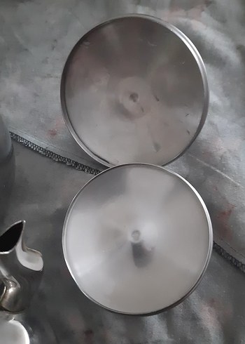 Gri Metal Çaydanlık Takımı - Görsel 13