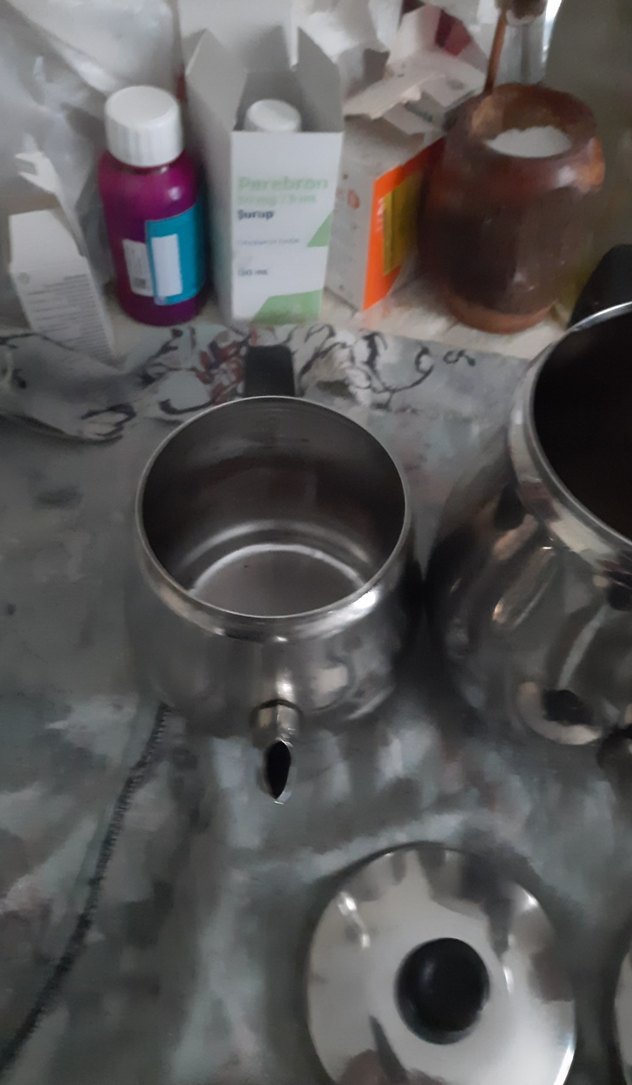 Gri Metal Çaydanlık Takımı - Görsel 3