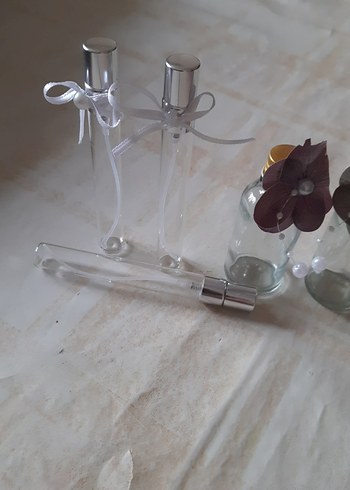 Mor ve Gri Çiçek Detaylı Cam biblo - Görsel 3