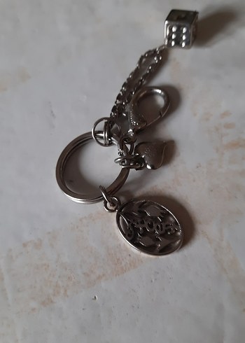 Gri Zincir Detaylı  Anahtarlık - Görsel 10