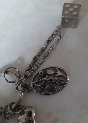 Gri Zincir Detaylı  Anahtarlık - Görsel 6