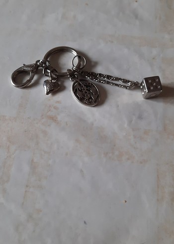 Gri Zincir Detaylı  Anahtarlık - Görsel 2
