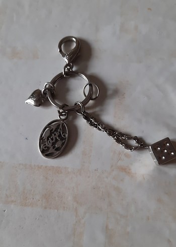 Gri Zincir Detaylı  Anahtarlık - Görsel 12