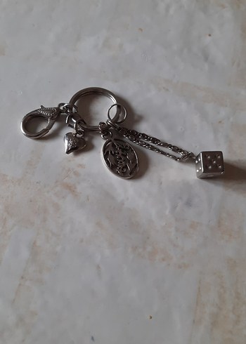 Gri Zincir Detaylı  Anahtarlık - Görsel 3