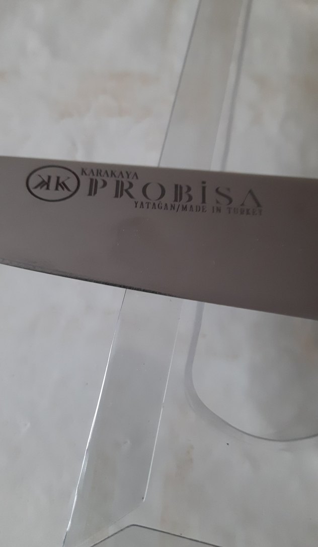 Turuncu Detaylı Siyah Saplı Bıçak - Görsel 4