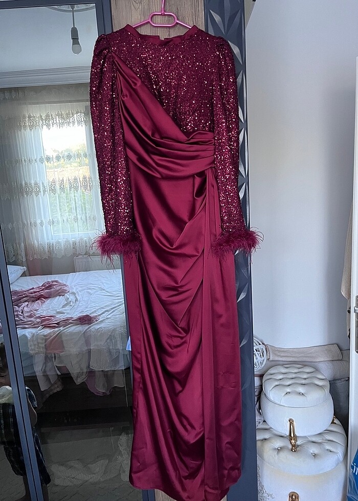 Tesettür abiye elbise - Görsel 2