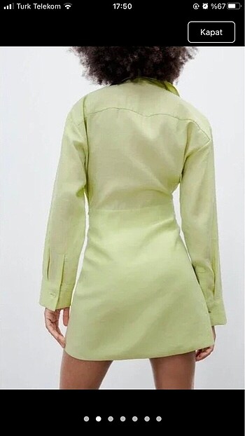 Zara Zara gömlek elbise