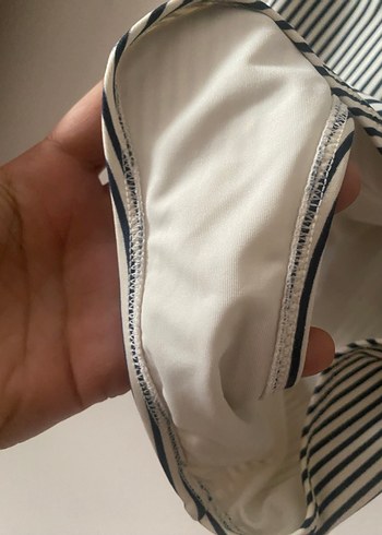 Zebra Desenli Fırfırlı Strappy Mayo - Görsel 5