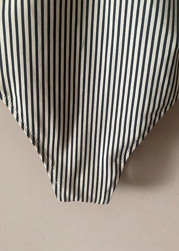 Zebra Desenli Fırfırlı Strappy Mayo - Görsel 4