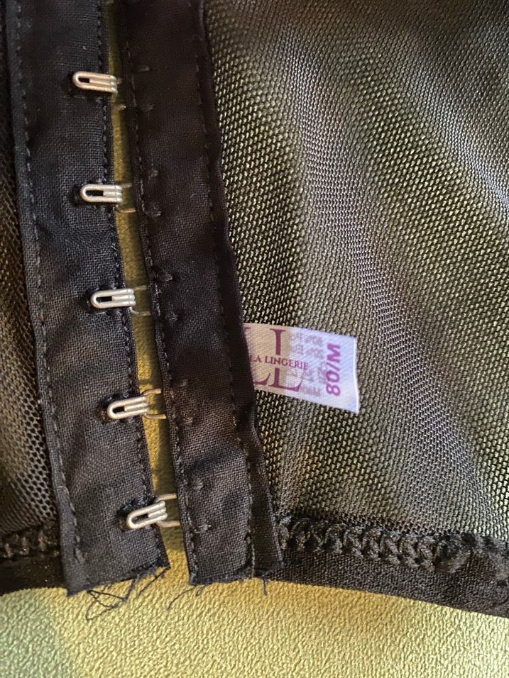 Siyah Dantel Detaylı Straplez Bustiyer - Görsel 3