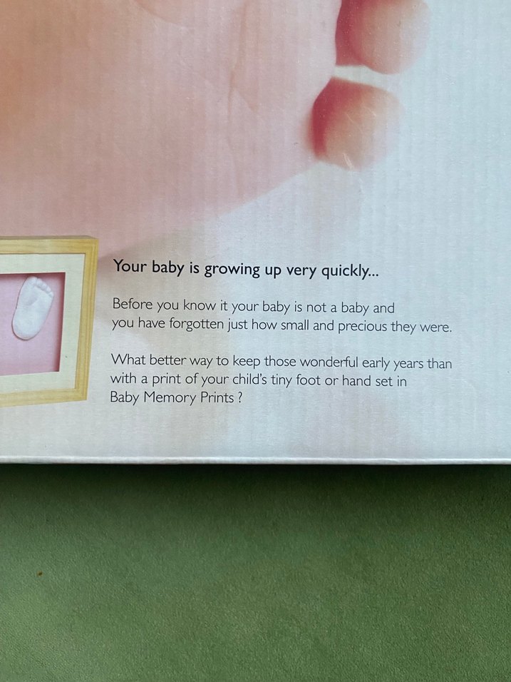 Bebek ayak izi anı tablosu - Görsel 4