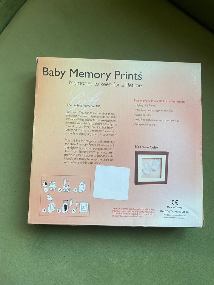 Bebek ayak izi anı tablosu - Görsel 2