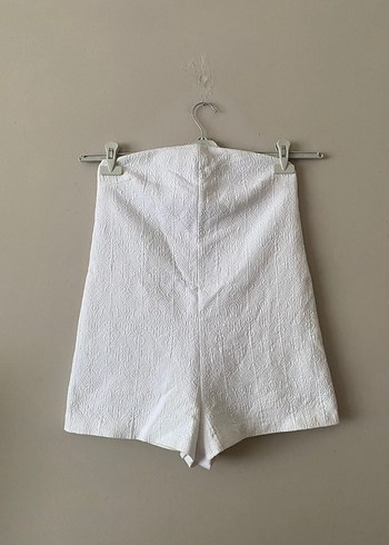 Zara straplez şort tulum - Görsel 2