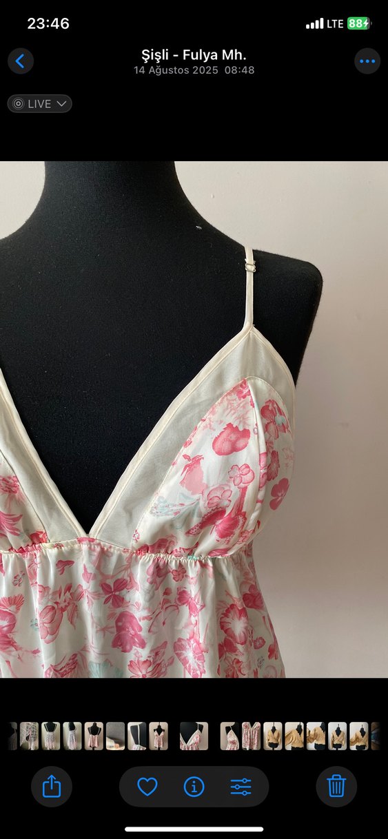 V Yaka saten Detaylı Bohem Büstiyer - Görsel 2