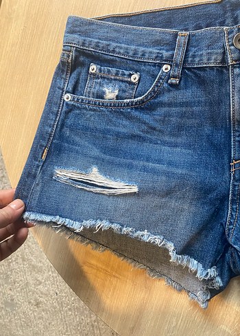 Mini Denim Şort - Görsel 3
