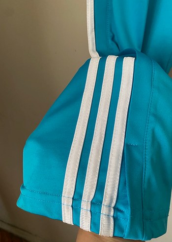 Adidas Kadın Mavi Bel Detaylı Rahat Eşofman - Görsel 3