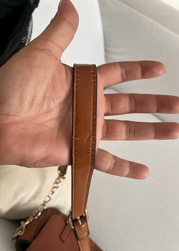 Prada Prada Bej Deri Tokalı Kadın Çanta