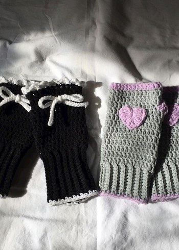 Bordo Fiyonk Detaylı Örgü Kadın Eldiveni - Görsel 7