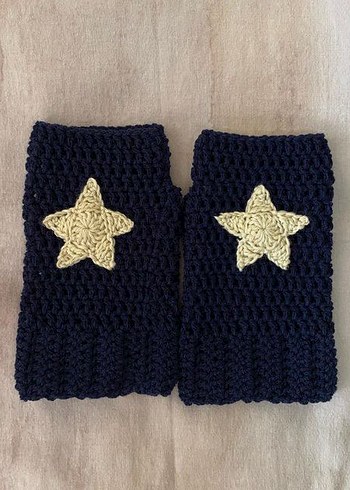 Bordo Fiyonk Detaylı Örgü Kadın Eldiveni - Görsel 8