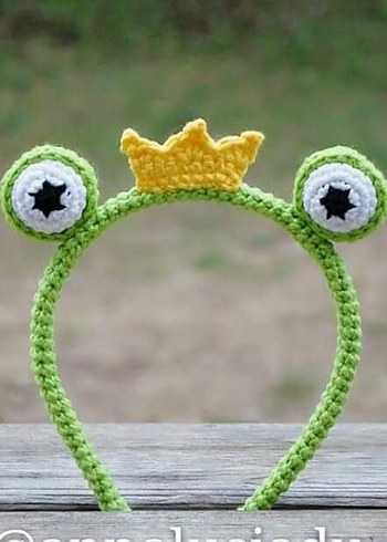 Bohem Tarzı Örgü Pembe Kız Çocuk Taç - Görsel 2