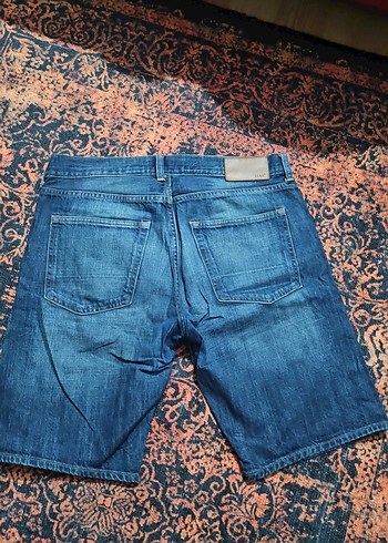 Renkli Bağcıklı Kadın Kot Şort - Görsel 3