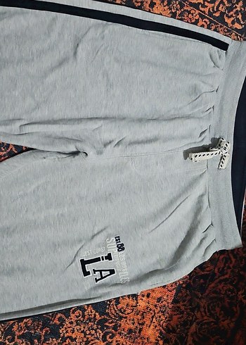 Gri Bağcıklı Erkek Sweatpants - Görsel 2