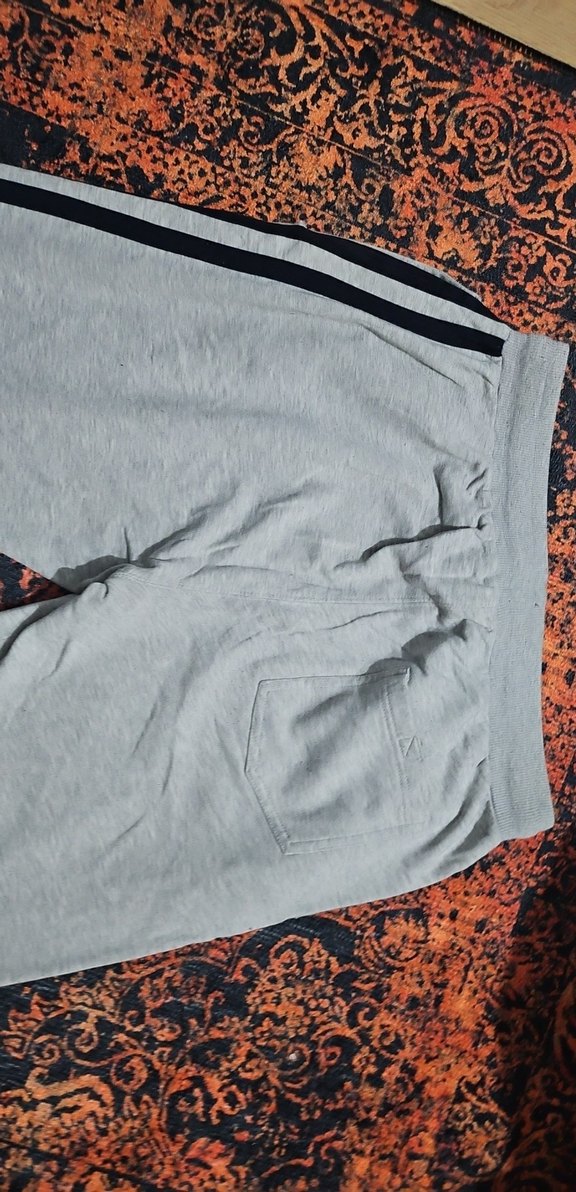 Gri Bağcıklı Erkek Sweatpants - Görsel 4