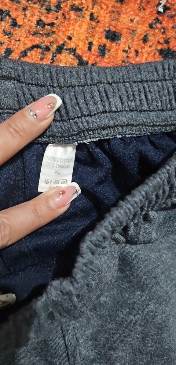 Gri Bağcıklı Rahat Kesim Erkek Eşofman Altı - Görsel 4