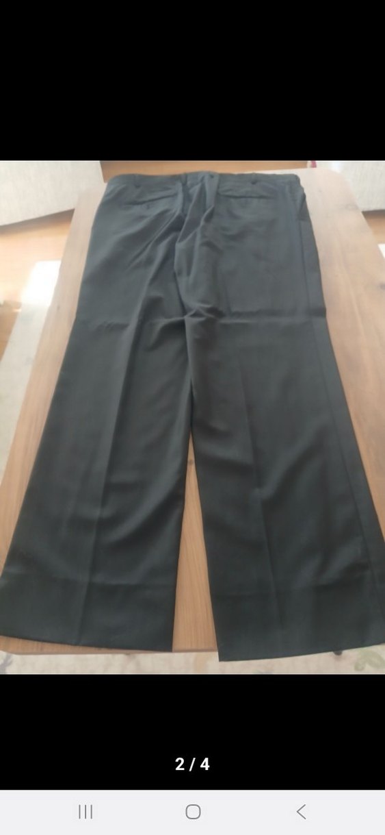 Santino Siyah Erkek Ofis Pantolonu, Normal Boy 5xl 50 beden - Görsel 2