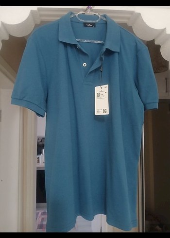 Tudors Erkek Lacivert Polo Yaka Tişört - Görsel 2