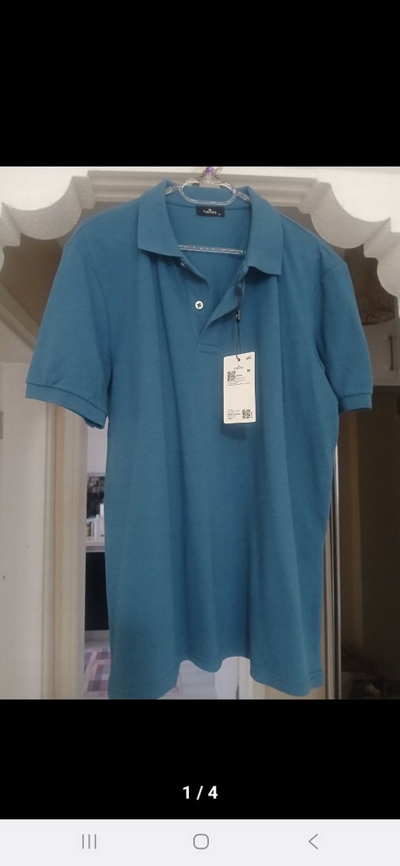 Tudors Erkek Lacivert Polo Yaka Tişört - Görsel 2