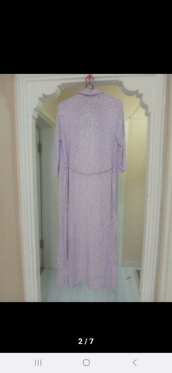 Orjinal Dagi Mor Uzun Kollu Kadın Sabahlık - Görsel 2