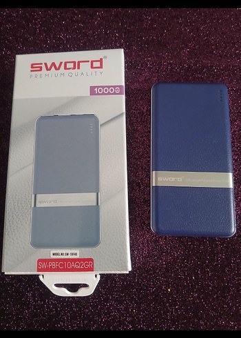 Sword 10000mAh Mavi Power Bank - Görsel 4