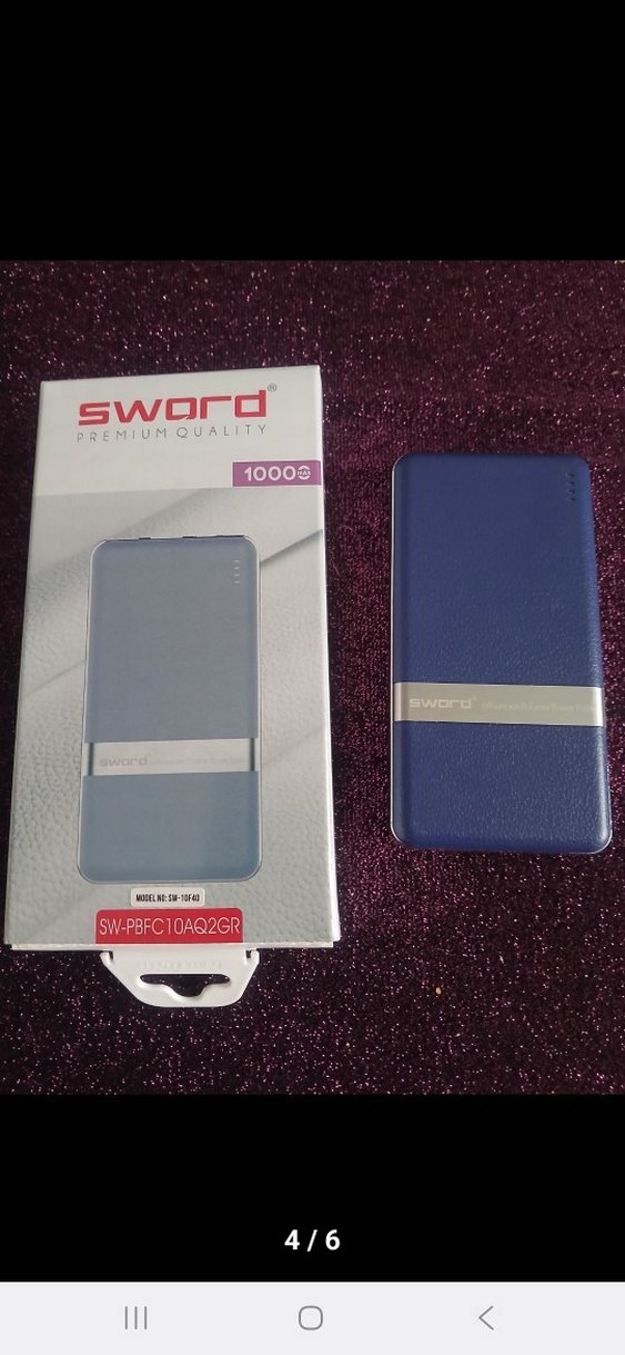 Sword 10000mAh Mavi Power Bank - Görsel 4