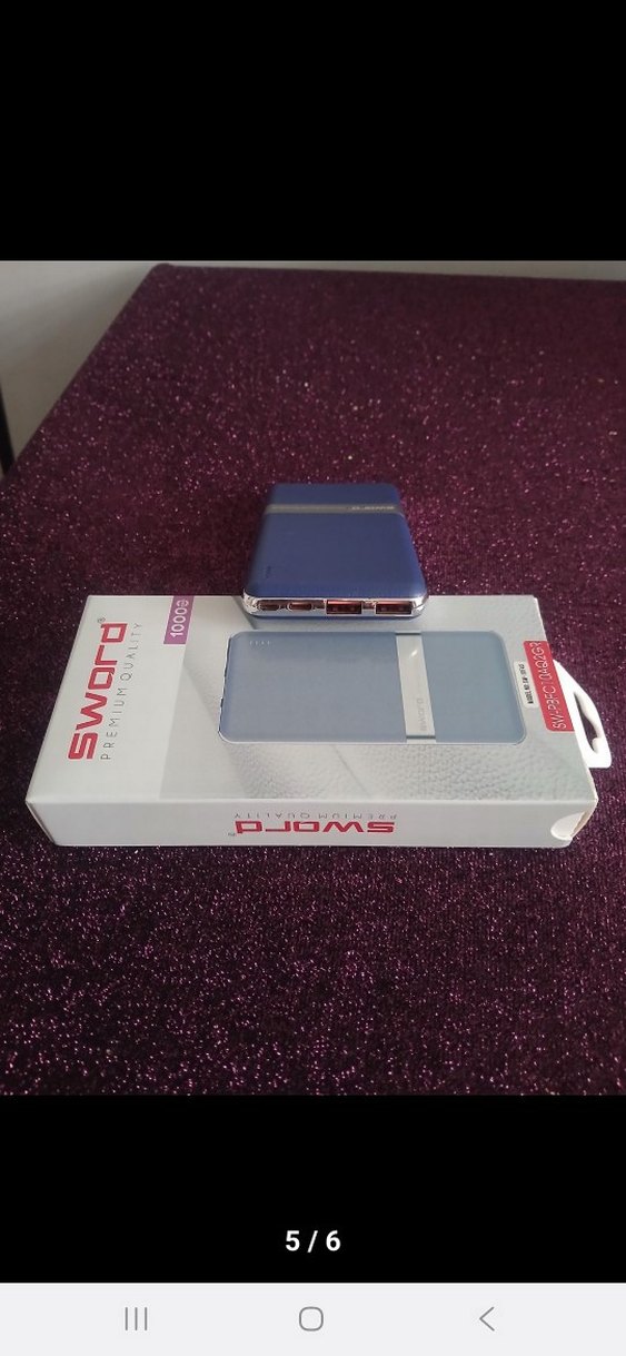 Sword 10000mAh Mavi Power Bank - Görsel 5